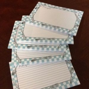 Recipe cards